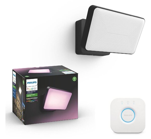 Philips - LED RGB Venkovní reflektor Hue DISCOVER LED/15W/230V IP44 + Hue bridge