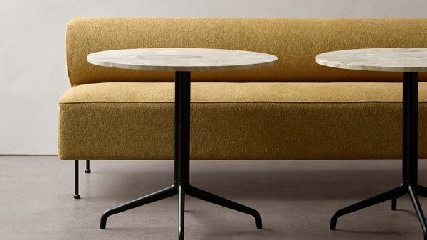 Audo Copenhagen designové kavárenské stoly Harbour Column Counter Table Star Base (průměr 60 cm)