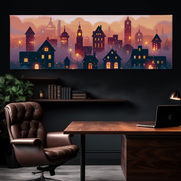 Obraz na plátně - Když v Coventry chumelí FeelHappy.cz Velikost obrazu (šířka x výška): 120 x 40 cm