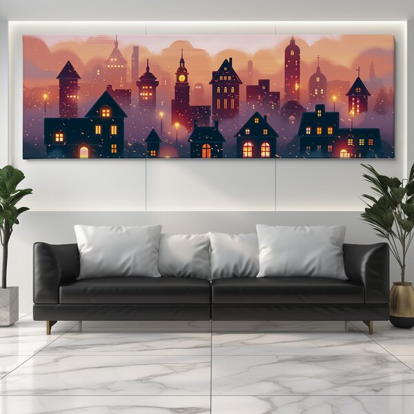 Obraz na plátně - Když v Coventry chumelí FeelHappy.cz Velikost obrazu (šířka x výška): 120 x 40 cm