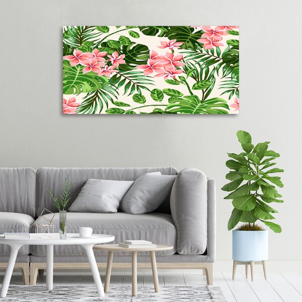 Moderní obraz canvas na rámu Květinový vzor oc-80836231