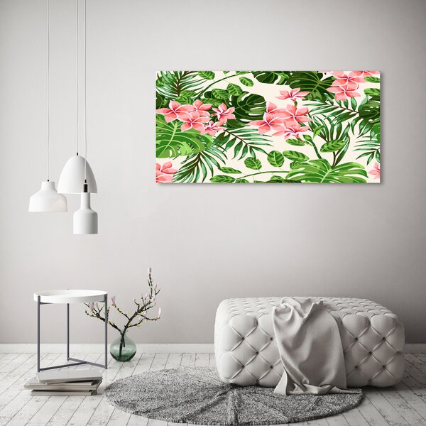 Moderní obraz canvas na rámu Květinový vzor oc-80836231