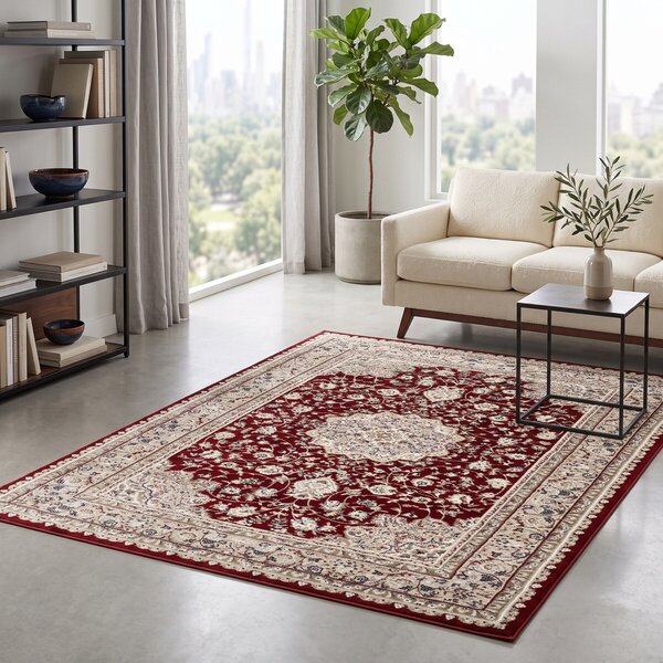Angel Carpet, Kusový koberec Sultan 12 Red, 60x110, červená, kancelář