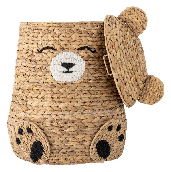 Dětský koš na hračky z vodního hyacintu v přírodní barvě ø 40x57 cm Timone – Bloomingville Mini