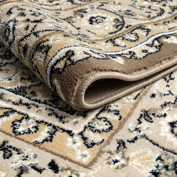 Angel Carpet, Kusový koberec Sultan 42 Beige, 60x110, béžová, kancelář