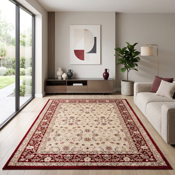 Angel Carpet, Kusový koberec Sultan 21 Red, 60x110, červená, kancelář