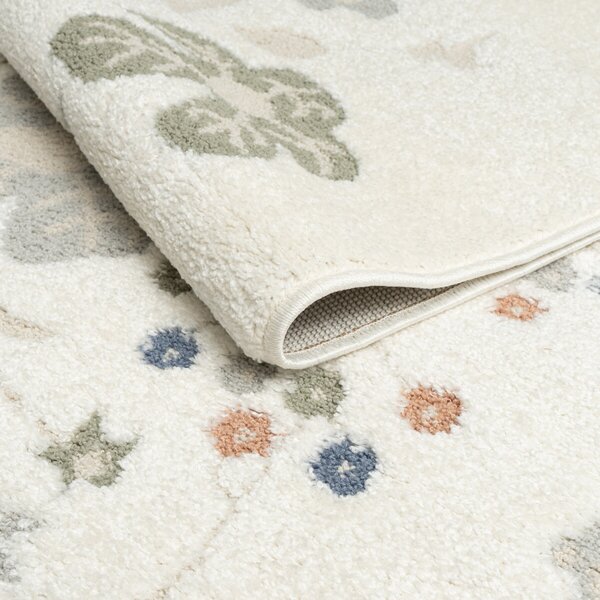 Angel Carpet, Kusový koberec Aurora 25 Cream, 60x110, bílá, kancelář