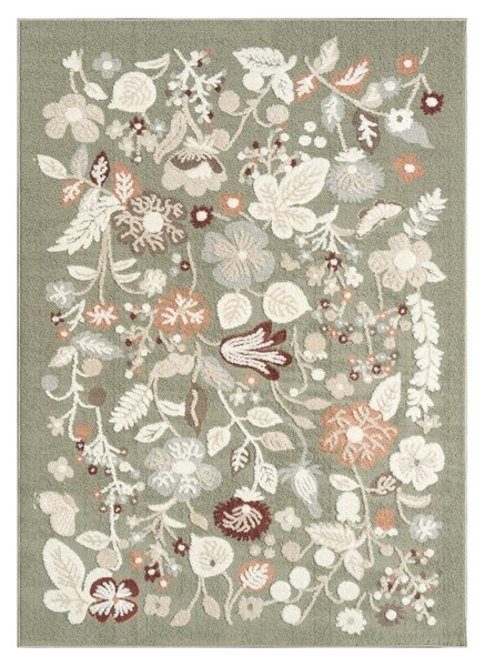 Angel Carpet, Kusový koberec Aurora 25 Green, 60x110, zelená, kancelář