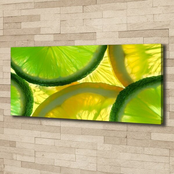 Foto obraz canvas Limetka a citron oc-81010621
