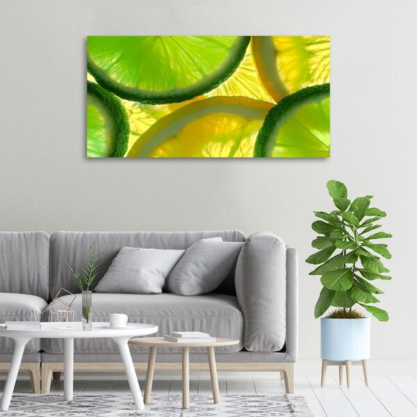 Foto obraz canvas Limetka a citron oc-81010621
