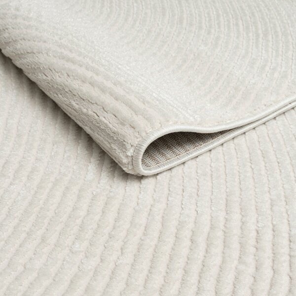 Angel Carpet, Kusový koberec Zafiro 25 Cream, 60x110, bílá, kancelář