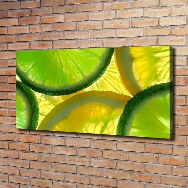 Foto obraz canvas Limetka a citron oc-81010621