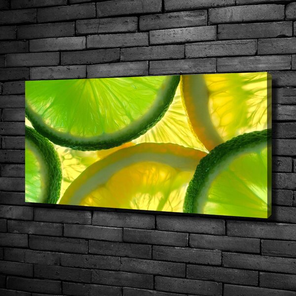 Foto obraz canvas Limetka a citron oc-81010621