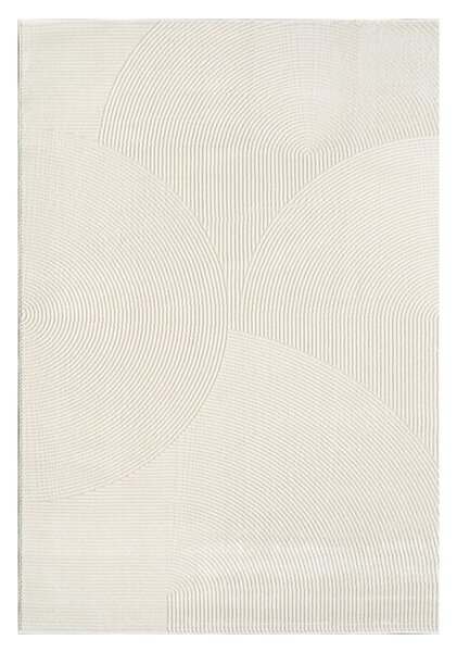 Angel Carpet, Kusový koberec Zafiro 25 Cream, 60x110, bílá, kancelář