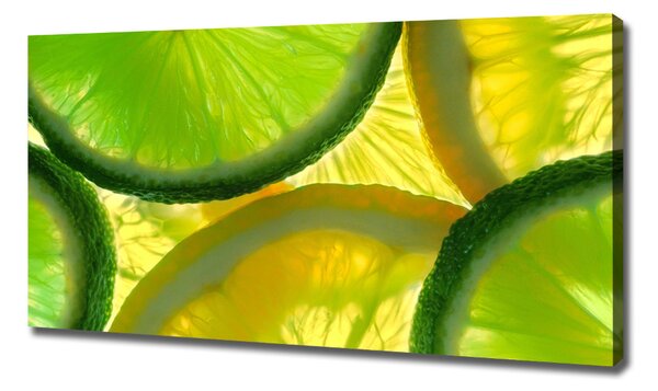 Foto obraz canvas Limetka a citron oc-81010621