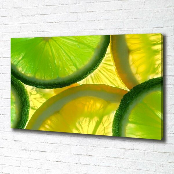 Foto obraz canvas Limetka a citron oc-81010621