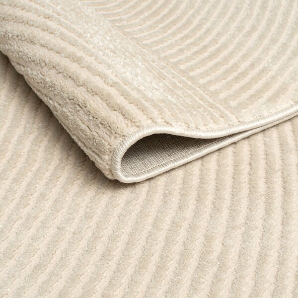 Angel Carpet, Kusový koberec Zafiro 25 Beige, 60x110, béžová, kancelář