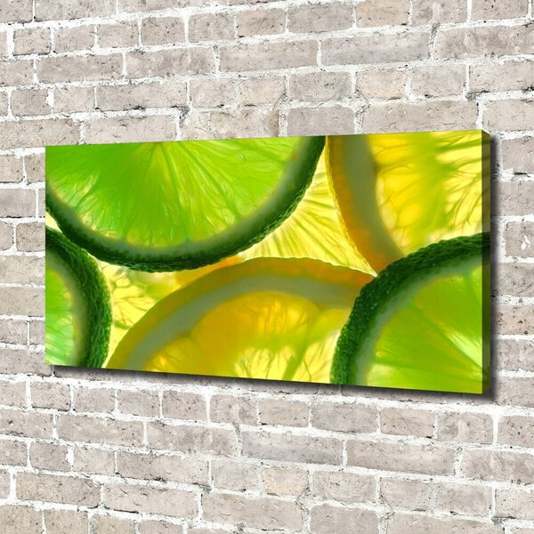 Foto obraz canvas Limetka a citron oc-81010621