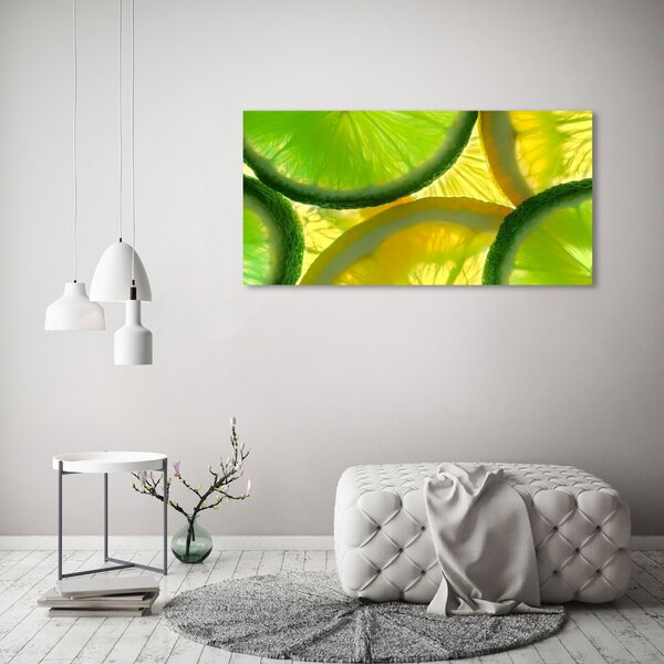 Foto obraz canvas Limetka a citron oc-81010621