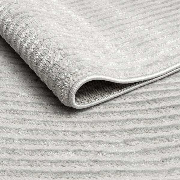 Angel Carpet, Kusový koberec Zafiro 19 Grey, 60x110, šedá, kancelář