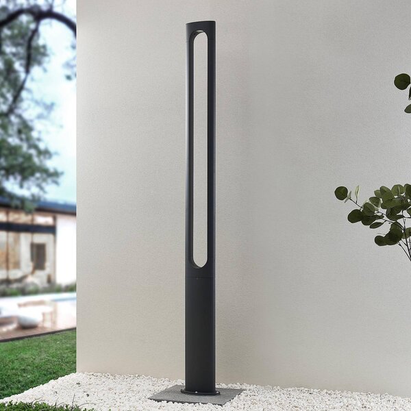 Lucande Dovino LED stožárové svítidlo, 200 cm, Černá, Hliník, Moderní