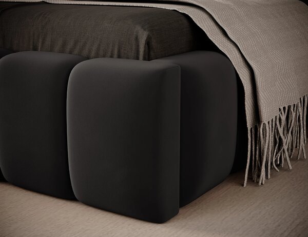 Jednolůžková čalouněná postel 90x200 VEMIO 1 - hnědá