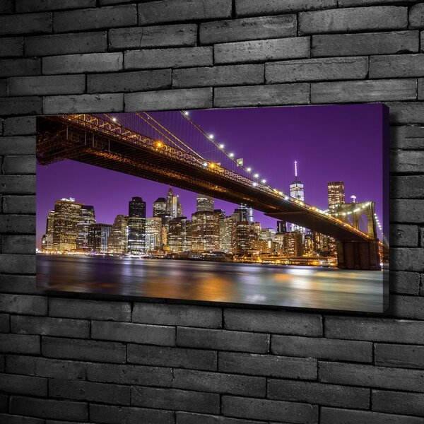 Foto obraz na plátně Manhattan noc oc-81069964