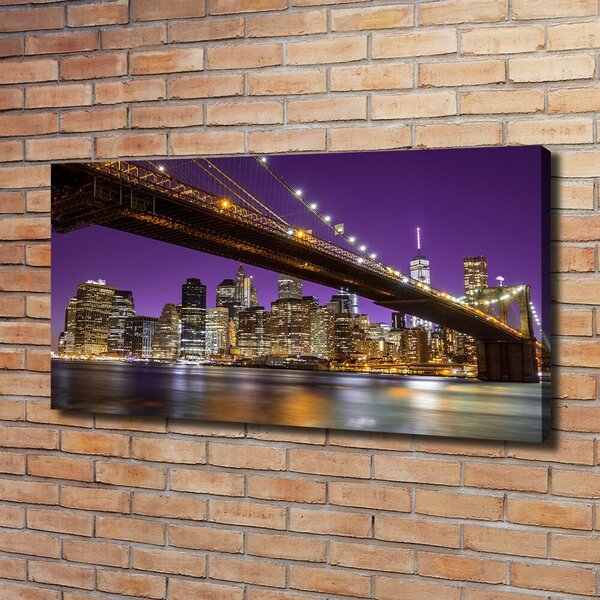 Foto obraz na plátně Manhattan noc oc-81069964