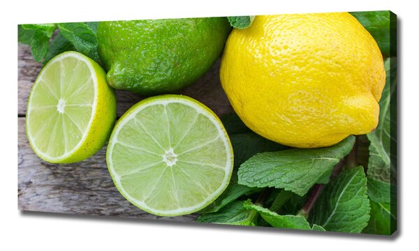 Foto obraz na plátně Limetka a citron oc-81072206