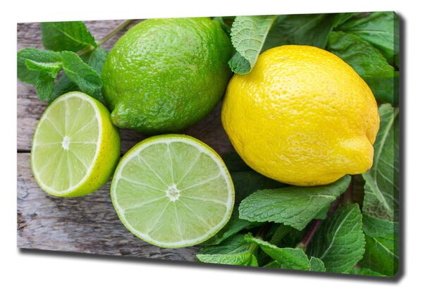 Foto obraz na plátně Limetka a citron oc-81072206