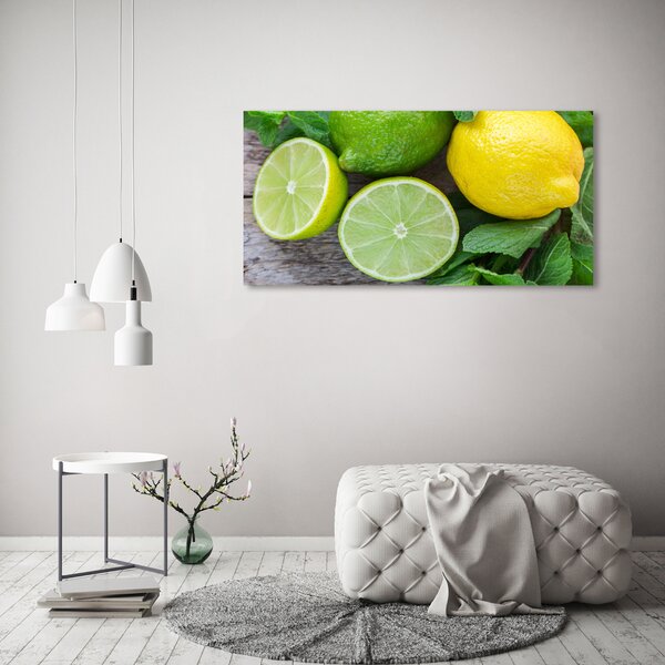 Foto obraz na plátně Limetka a citron oc-81072206