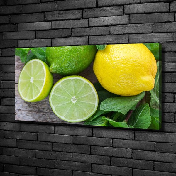 Foto obraz na plátně Limetka a citron oc-81072206