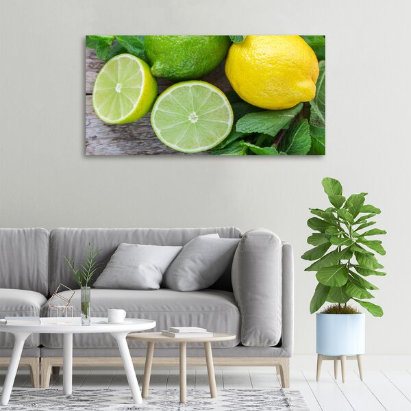 Foto obraz na plátně Limetka a citron oc-81072206