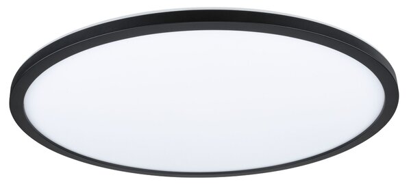 Paulmann 71013 Atria Shine, černé stropní svítidlo s korónou, 22W LED 4000K tříkrokové stmívání, průměr 42cm
