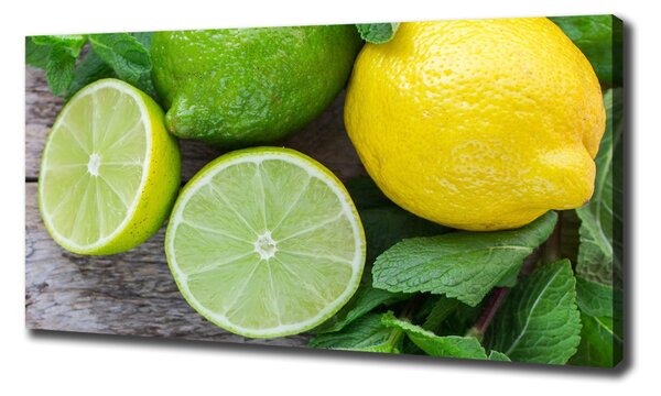 Foto obraz na plátně Limetka a citron oc-81072206
