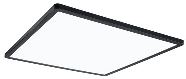 Paulmann 71016 Atria Shine, černé stropní svítidlo s korónou, 22W LED 4000K tříkrokové stmívání, 42x42cm