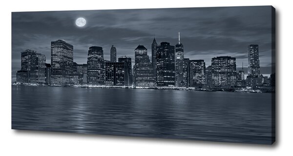 Foto obraz na plátně New York noc oc-81226490