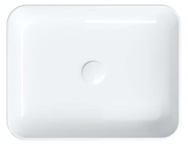 Omnires Corona umyvadlo 50x39 cm obdélníkový na pult bílá CORONA500BP