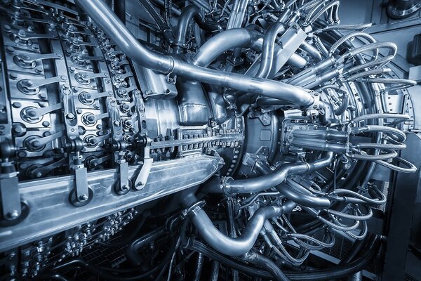 Fototapeta motor plynové turbíny