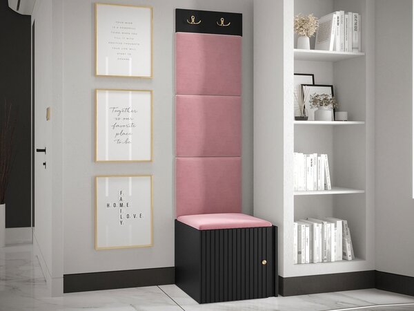 Předsíňová sestava Towiro Slim XXII, Barva: bílá, Barva látek:: ekokůže Soft 017 (bíla) 5903211221415