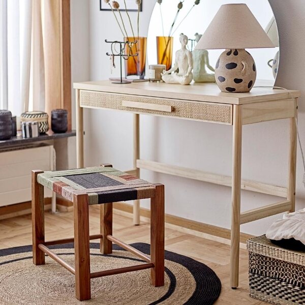 Hnědý jutový koberec Bloomingville Lune 120 cm