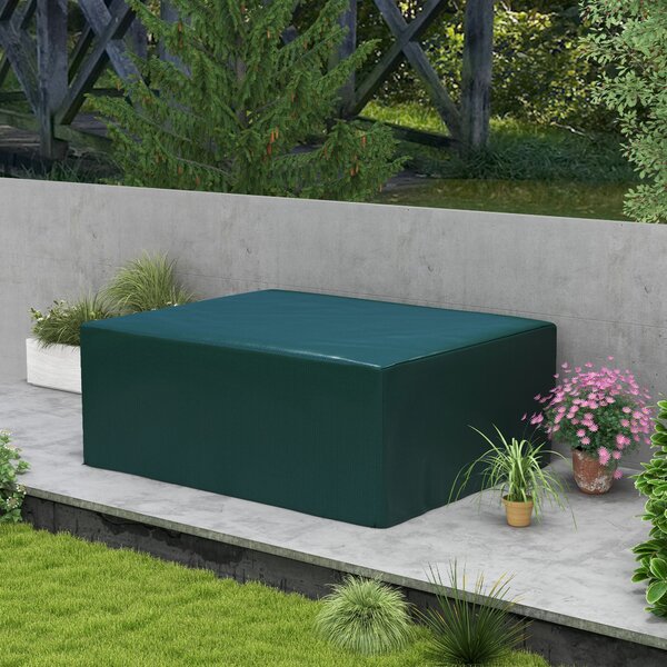 Outsunny Ochranný Kryt na Zahradní Nábytek - Zimní Nepropustný Voděodolný Kryt proti UV - Plachta pro Zahradní Stoly a Patios - Obdélníkový 235 x 190
