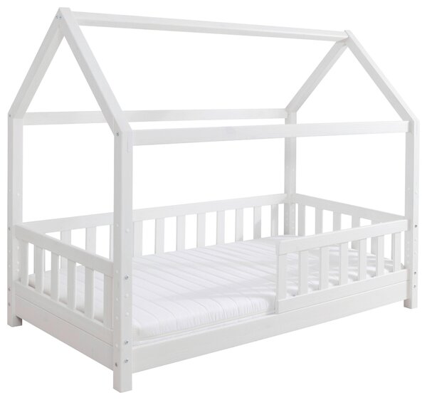 DĚTSKÁ POSTEL SE STŘÍŠKOU, 80/160 cm, bílá MID.YOU - Online Only dětské postele, Online Only
