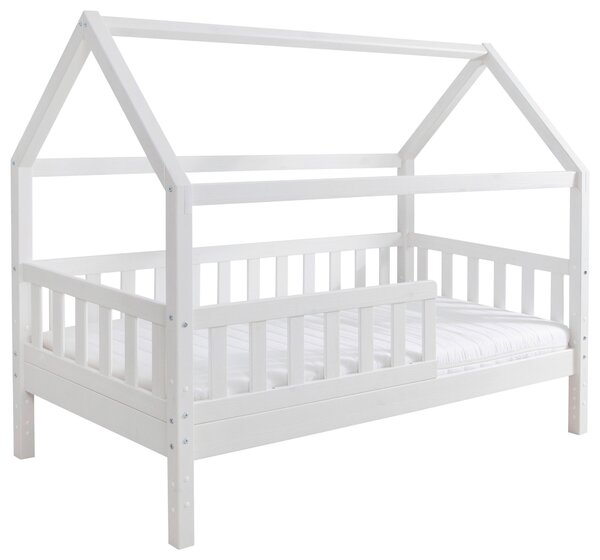 DĚTSKÁ POSTEL SE STŘÍŠKOU, 80/160 cm, bílá MID.YOU - Online Only dětské postele, Online Only
