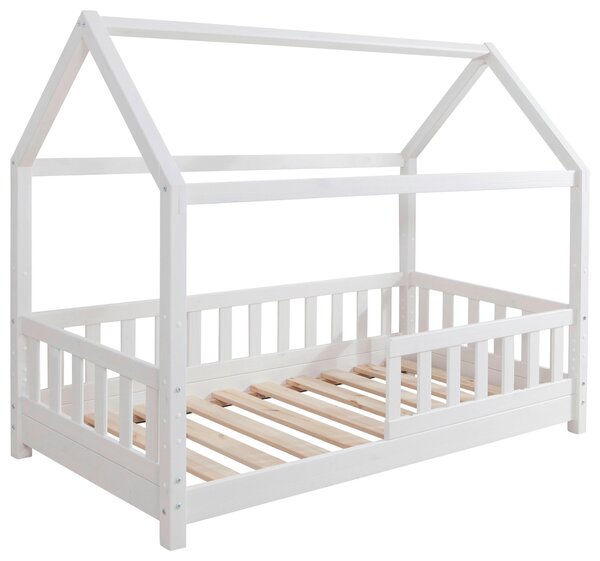 DĚTSKÁ POSTEL SE STŘÍŠKOU, 80/160 cm, bílá MID.YOU - Online Only dětské postele, Online Only
