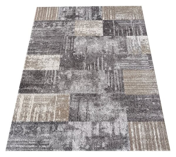 Makro Abra Moderní kusový koberec Panamero 24 šedý Rozměr: 300x400 cm
