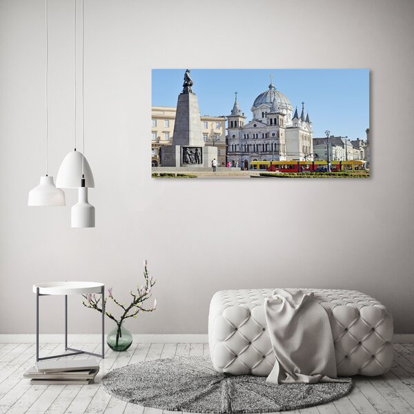 Foto obraz skleněný horizontální Náměstí Svobody Lodž osh-81881278