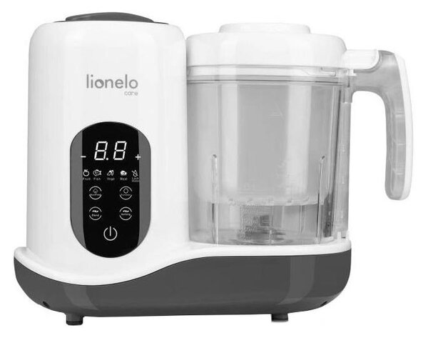 Lionelo - Parní vařič 5v1 BABYMENU 110W/230V bílá/šedá