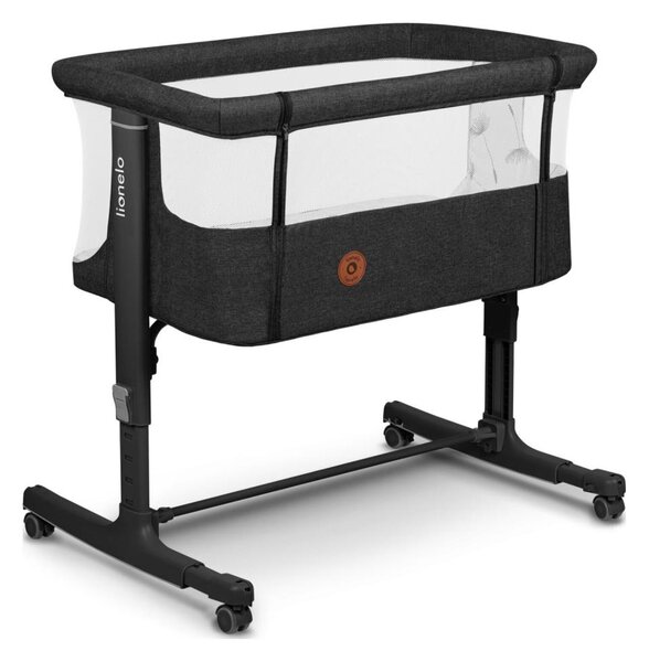 Lionelo - Dětská postýlka 3v1 AURORA Grey Graphite
