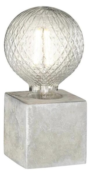 WOFI 8213.01.50.7000 - Stolní lampa BROAD 1xE27/10W/230V beton
